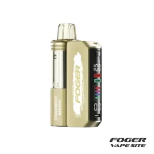 Foger Switch Pro Kit 30K Puffs Strawberry Banana disposable vape with sweet fruit blend flavor