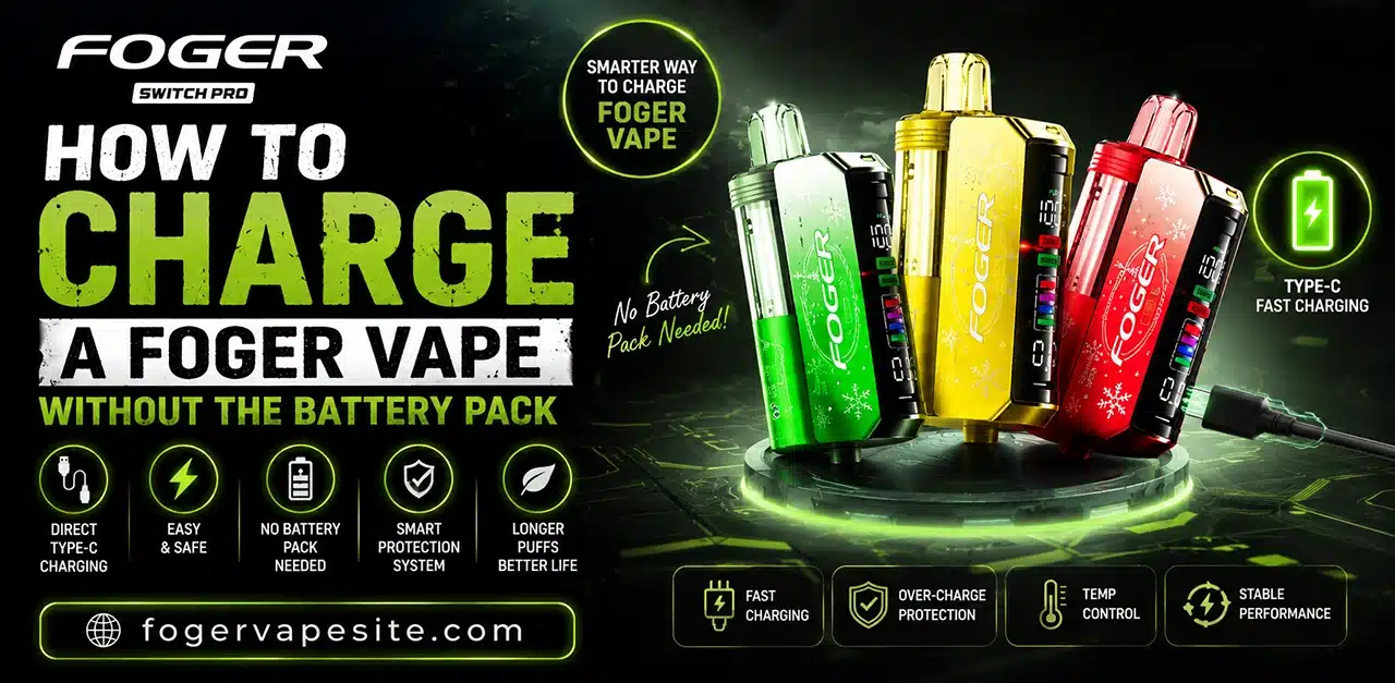 How to Charge a Foger Vape Without the Battery Pack